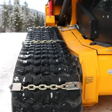 skid steer rubber track chains